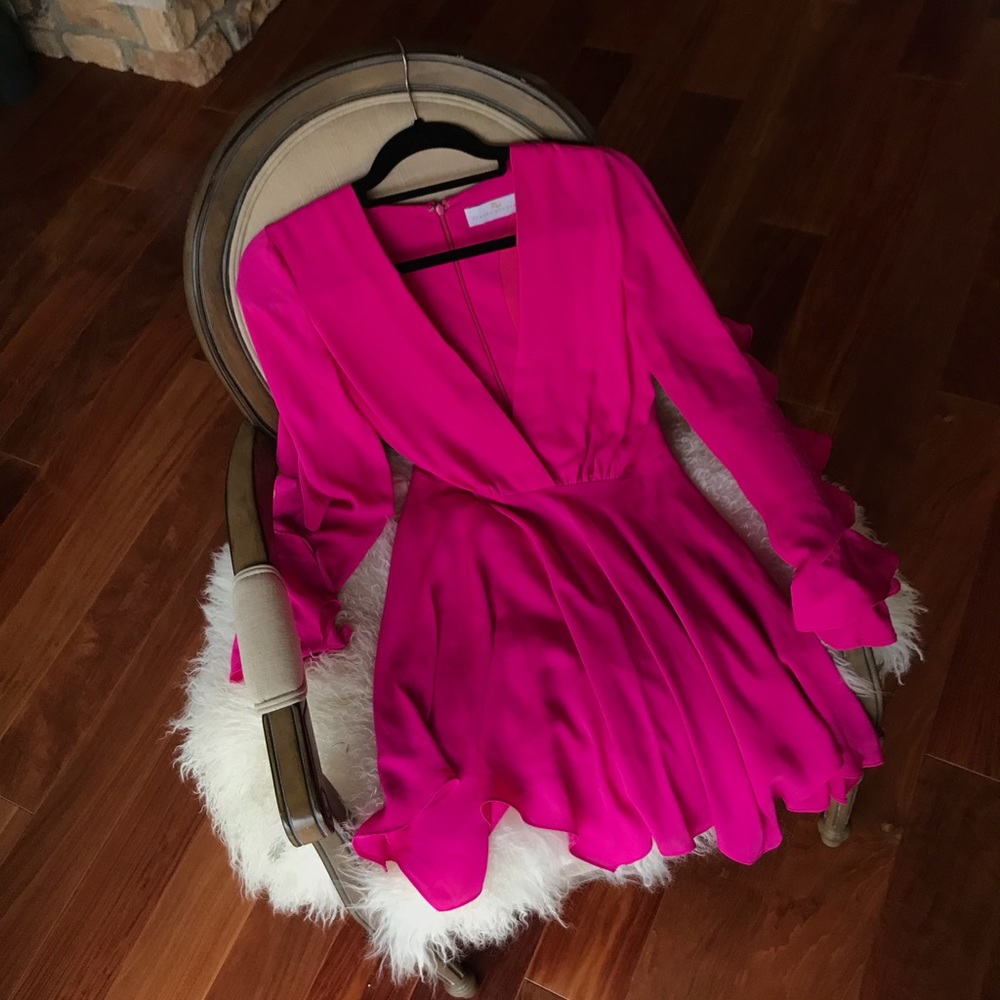 Pink Amanda Uprichard dress